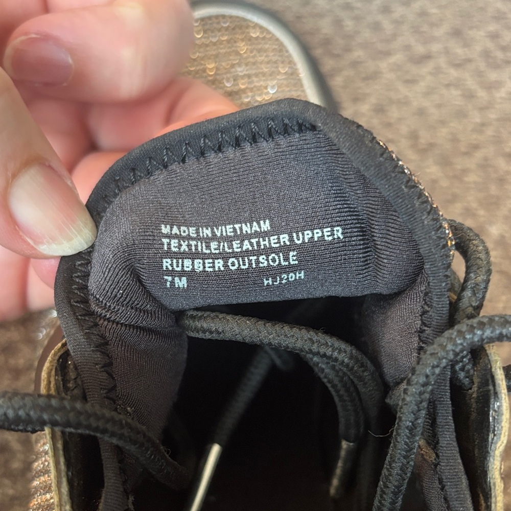 Michael Kors Women’s Black and Gold Sneakers - Picture 5 of 5